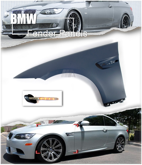M3 Look Style Front Fender Panel fits BMW E92 3-Series Coupe 320i